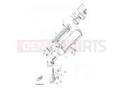 YAMAHA X-City 250 VP 250 VP250 X-CITY 250 (5B28) 2010 EXHAUST
