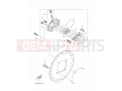 YAMAHA X-City 250 VP 250 VP250 X-CITY 250 (5B28) 2010 REAR BRAKE CALIPER
