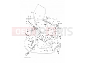 YAMAHA X-City 250 VP 250 VP250 X-CITY 250 (5B28) 2010 STEERING HANDLE & CABLE