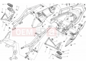 DUCATI 2010 Multistrada 1200 S ABS REAR FRAME COMP. » FRAME