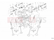 DUCATI 2010 Multistrada 1200 S ABS VERTICAL CYLINDER HEAD » VALVE DRIVE