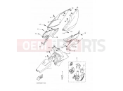 YAMAHA Aerox 50 YQ 50 YQ50 AEROX (1BX1) 2010 SIDE COVER