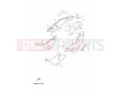 YAMAHA TZR 50 TZR50 X-POWER (5WXY) 2010 COUVERCLE LATERAL