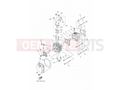 YAMAHA YFM 90 Raptor YFM90R YFM90RZ YFM90 43D6 2010 CYLINDER