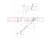 YAMAHA YFM 90 Raptor YFM90R YFM90RZ YFM90 43D6 2010 EXHAUST
