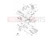 YAMAHA YFM 90 Raptor YFM90R YFM90RZ YFM90 43D6 2010 REAR ARM