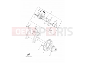 YAMAHA YFM 90 Raptor YFM90R YFM90RZ YFM90 43D6 2010 REAR BRAKE CALIPER