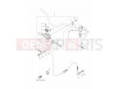 YAMAHA YFM 90 Raptor YFM90R YFM90RZ YFM90 43D6 2010 REAR MASTER CYLINDER