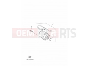 YAMAHA YFM 90 Raptor YFM90R YFM90RZ YFM90 43D6 2010 STARTING MOTOR