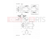 YAMAHA YFM 90 Raptor YFM90R YFM90RZ YFM90 43D6 2010 GRAPHICS