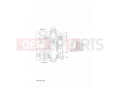 YAMAHA YFM 90 Raptor YFM90R YFM90RZ YFM90 43D6 2010 EMBLEM & LABEL 1
