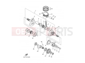 YAMAHA YFM 350 Grizzly YFM350FWAN YFM35FGDZ GRIZZLY 350 4S2K 2010 CRANKSHAFT & PISTON