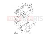 YAMAHA YFM 350 Grizzly YFM350FWAN YFM35FGDZ GRIZZLY 350 4S2K 2010 EXHAUST