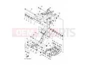 YAMAHA YFM 350 Raptor YFM350R YFM35RZ 10P7 2010 REAR ARM
