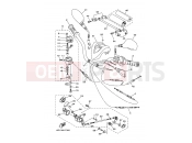 YAMAHA YFM 350 Raptor YFM350R YFM35RZ 10P7 2010 STEERING HANDLE & CABLE