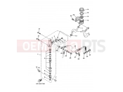 YAMAHA YFM 350 Raptor YFM350R YFM35RZ 10P7 2010 REAR MASTER CYLINDER