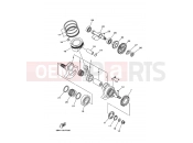 YAMAHA YFM 700 Grizzly YFM700FWAD YFM7FGPH GRIZZLY 700 FI 43PN 2010 CRANKSHAFT & PISTON