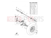 YAMAHA YFM 700 Grizzly YFM700FWAD YFM7FGPH GRIZZLY 700 FI 43PN 2010 FRONT WHEEL
