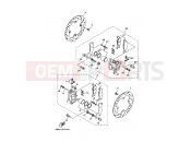 YAMAHA YFM 700 Grizzly YFM700FWAD YFM7FGPH GRIZZLY 700 FI 43PN 2010 REAR BRAKE CALIPER