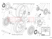 DUCATI 2010 Monster 696 ABS kerekek » első kerék