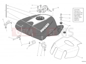 DUCATI Superbike 848 Hayden FUEL TANK » TANK/SEAT