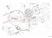 DUCATI Superbike 848 Hayden CLUTCH COVER » CLUTCH