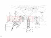 DUCATI Superbike 848 Hayden OIL PUMP - FILTER » LUBRICATION SYSTEM
