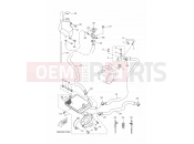 YAMAHA X-City 250 VP 250 VP250 X-CITY 250 (5B23) 2009 RADIATOR & HOSE