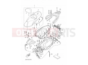 YAMAHA X-City 250 VP 250 VP250 X-CITY 250 (5B23) 2009 SEAT