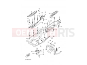 YAMAHA X-City 250 VP 250 VP250 X-CITY 250 (5B23) 2009 STAND & FOOTREST