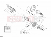 DUCATI Superbike 1098 R REAR WHEEL SPINDLE » REAR WHEEL