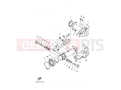 YAMAHA YFM 250 Big Bear YFM250 YFM25BY BIG BEAR 250 1P0K 2009 REAR ARM
