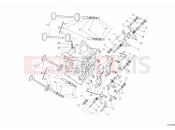 DUCATI Superbike 1098 R HORIZONTAL CYLINDER HEAD » VALVE DRIVE