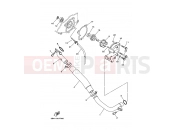 YAMAHA YFM 700 Grizzly YFM700FWAD YFM7FGPY GRIZZLY 700 FI 43P3 2009 WATER PUMP