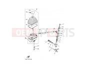 YAMAHA YFM 350 Wolverine YFM350AS YFM350XY WOLVERINE 2WD 3D59 2009 SHIFT SHAFT