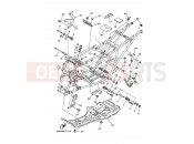 YAMAHA YFM 350 Wolverine YFM350AS YFM350XY WOLVERINE 2WD 3D59 2009 FRAME