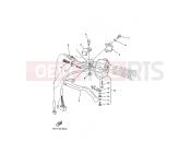YAMAHA YFM 350 Wolverine YFM350AS YFM350XY WOLVERINE 2WD 3D59 2009 HANDLE SWITCH & LEVER