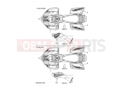 YAMAHA YFM 350 Wolverine YFM350AS YFM350XY WOLVERINE 2WD 3D59 2009 GRAPHICS