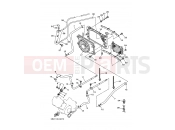 YAMAHA YXR 700 Rhino YXR700F YXR70FHY RHINO 700 FI 5B4V 2009 RADIATOR & HOSE
