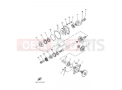 YAMAHA YXR 700 Rhino YXR700F YXR70FHY RHINO 700 FI 5B4V 2009 MIDDLE DRIVE GEAR