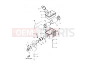 YAMAHA YFM 350 Grizzly YFM350FWA GRIZZLY 350 38P2 2009 INTAKE