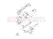 YAMAHA YFM 350 Grizzly YFM350FWA GRIZZLY 350 38P2 2009 EXHAUST