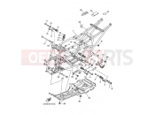 YAMAHA YFM 350 Grizzly YFM350FWA GRIZZLY 350 38P2 2009 FRAME