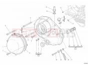 DUCATI 2009 Superbike 1098 R Bayliss CLUTCH COVER » CLUTCH