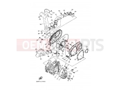 YAMAHA YXR 700 Rhino YXR700F YXR70FSEPY RHINO 700 FI 5B4S 2009 CRANKCASE COVER 1