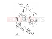 YAMAHA YXR 700 Rhino YXR700F YXR70FSEPY RHINO 700 FI 5B4S 2009 REAR MASTER CYLINDER