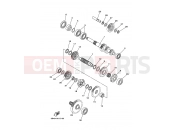 YAMAHA YFM 550 Grizzly YFM550FWAD YFM5FGPY GRIZZLY 550 FI 34D7 2009 TRANSMISSION