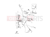 YAMAHA YFM 550 Grizzly YFM550FWAD YFM5FGPY GRIZZLY 550 FI 34D7 2009 STEERING HANDLE & CABLE