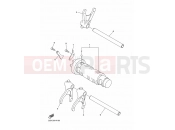 YAMAHA XJ6 N Diversion Naked XJ6N XJ6 (20S2) 2009 SHIFT CAM & FORK