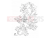 YAMAHA XJ6 N Diversion Naked XJ6N XJ6 (20S2) 2009 SIDE COVER 2